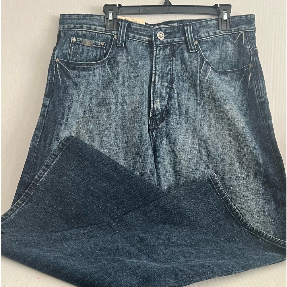 Hood Rich Men’s Embroidered Jeans NWT